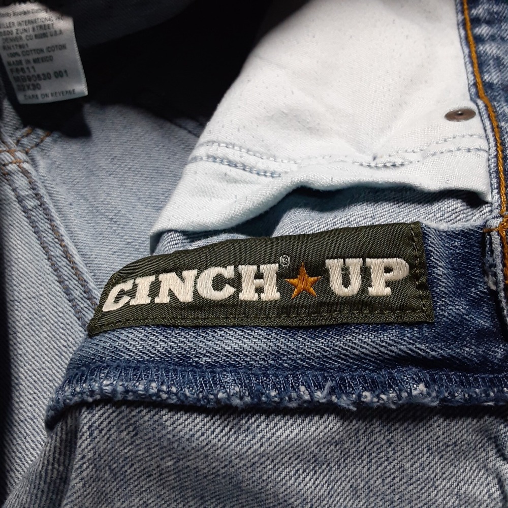Cinch-Mens Blue Jeans Sz.32x30/Loose Fit/Wide Leg/Western/Cowboy/RN#17901/Work - Picture 7 of 12